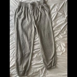 Grey sweatpants